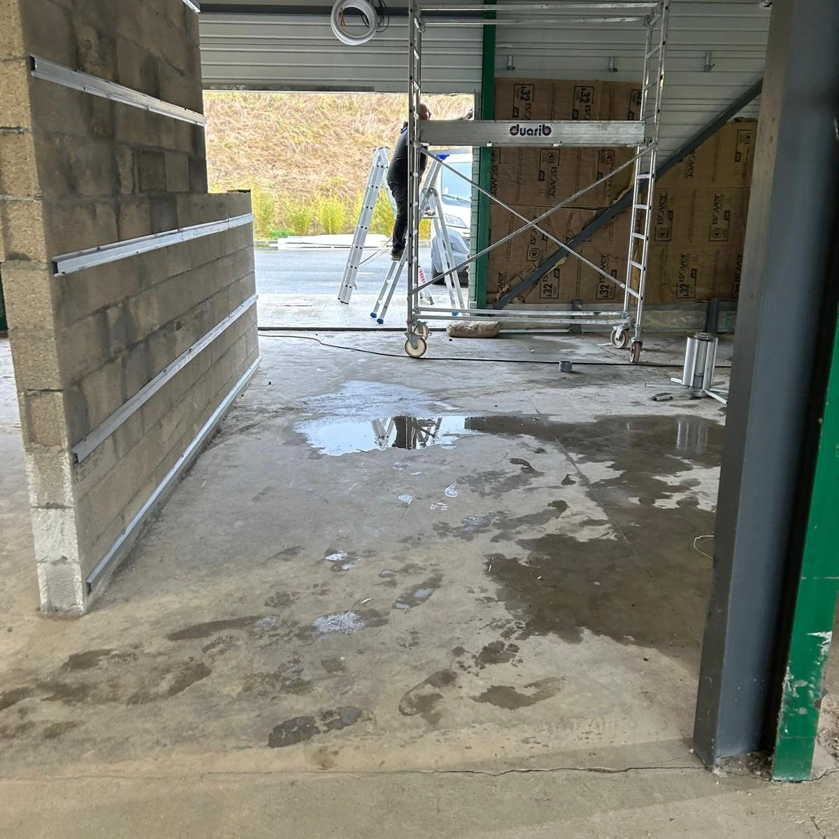 Rénovation de la boulangerie - étape de création des volumes