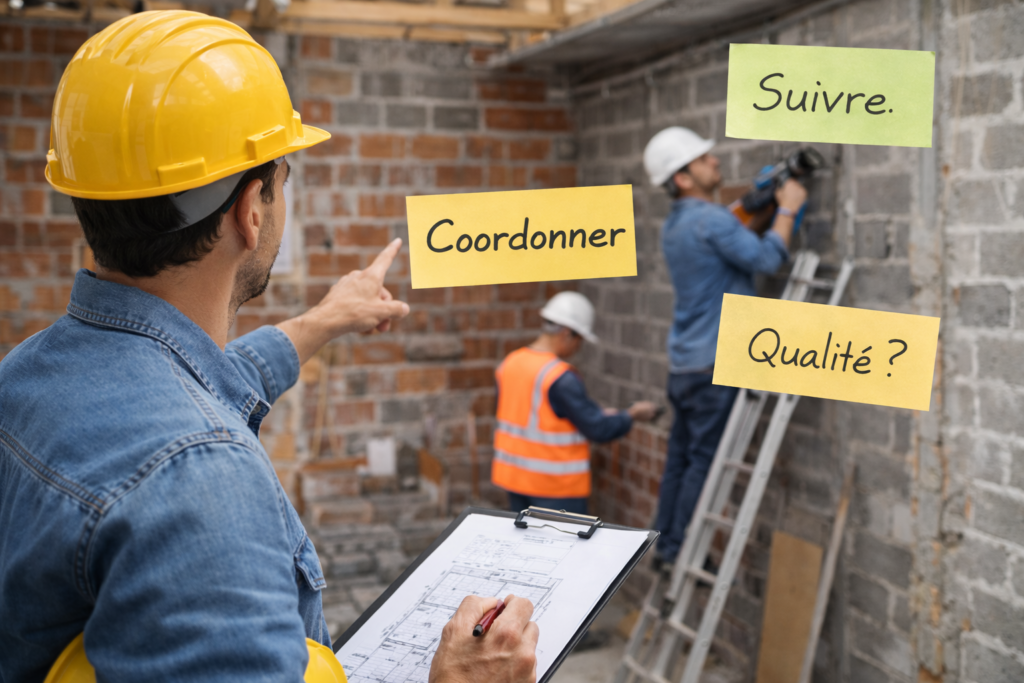 maître d'œuvre qui coordonne les équipe de rénovation à Bordeaux