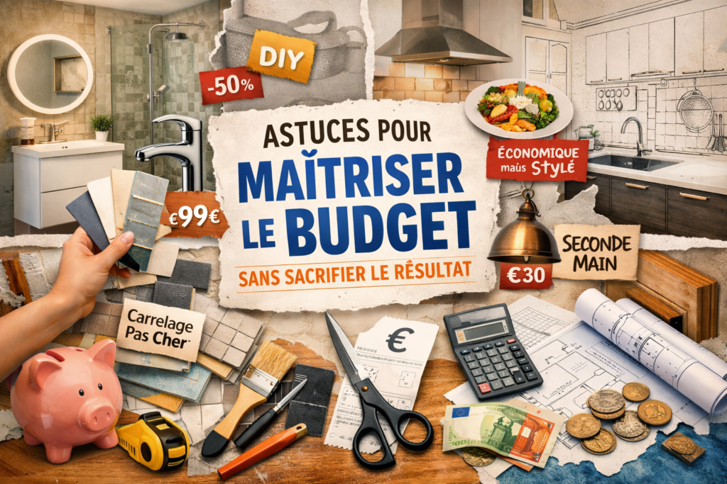 budget rénovation de salle de bain et de la cuisine