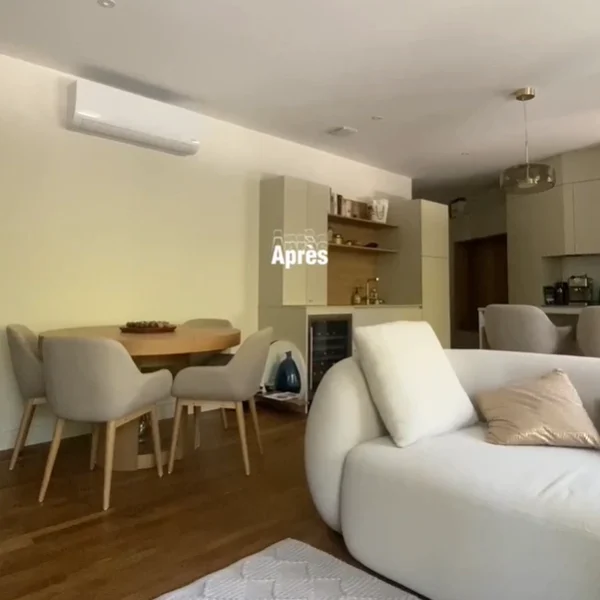 salon après une rénovation complète